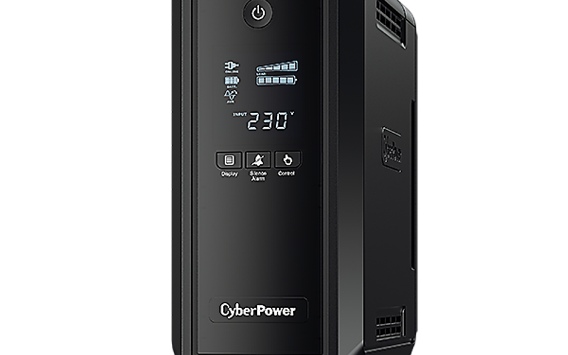 CyberPower CP900EFPCLCDa 900VA/540W PFC Pure Sinewave Series Tower UPS with LCD, 6xAU Outlets